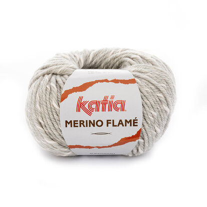 Merino Flamé 106 Parelmoer lichtgrijs-Ecru