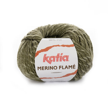 Merino Flamé 109 Groen-Ecru