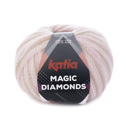 Magic Diamonds 54  Rose-écru-beige