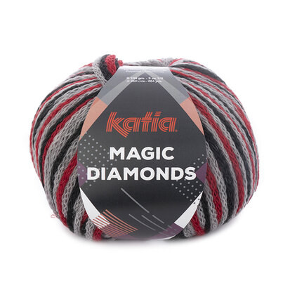 Magic Diamonds 53 Rood-grijs-zwart
