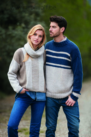 Merino Aran Natur 310 Zandgeel