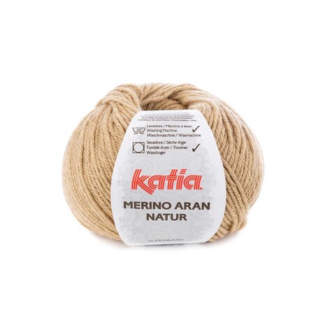 Merino Aran Natur 310 Zandgeel Jaune sable