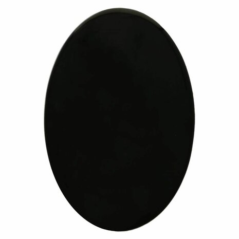2 ovalen veiligheidsoogjes 15 mm zwart