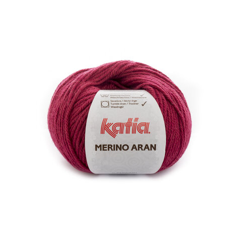 MERINO ARAN 71 Wijnrood