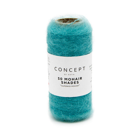 50 Mohair Shades 27 Waterblauw