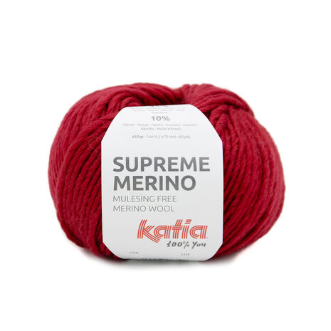 SUPREME MERINO 89 ROUGE