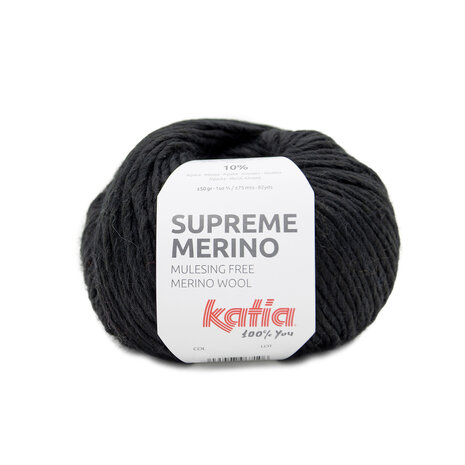 SUPREME MERINO 93 ZWART