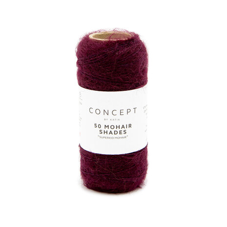 50 Mohair Shades 40 Violet bordeaux