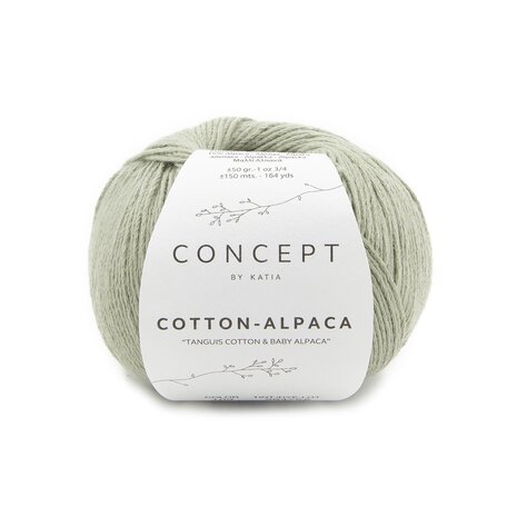 6 bollen Cotton-Alpaca 103 Lichtgroen