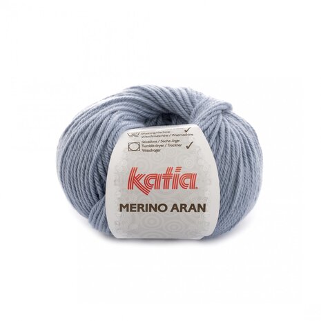 MERINO ARAN 59 Lichtblauw