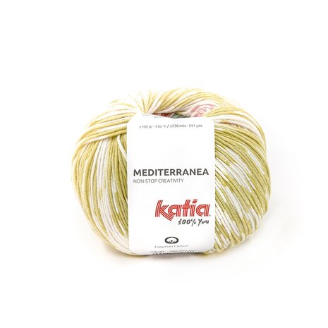 MEDITERRANEA 307 Jaune citron-Corail-Bleu d'eau