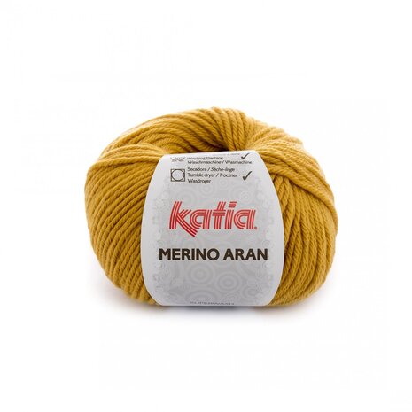 MERINO ARAN 41 Licht mosterdgeel