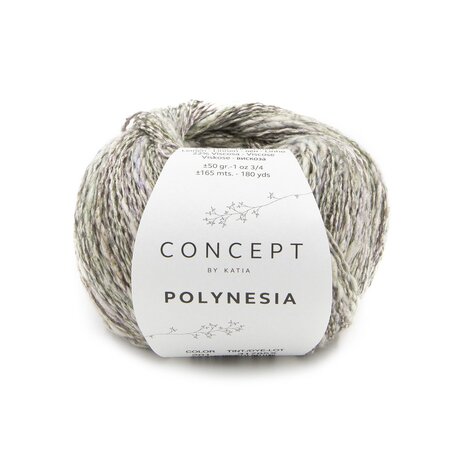 Polynesia 201 Groenblauw-Lila-Beige