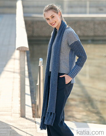 Merino Tweed 307 Gris clair