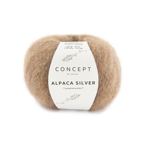 Alpaca Silver 273 Marron clair - Argent