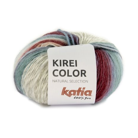 KIREI  COLOR 305 Bruinrood-Parelmoer lichtgrijs-Blauw