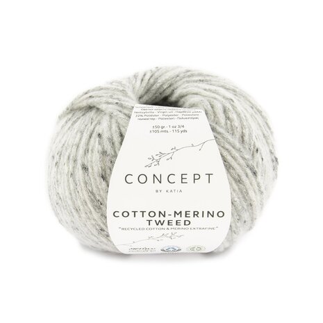 COTTON-MERINO TWEED 506 GRIS