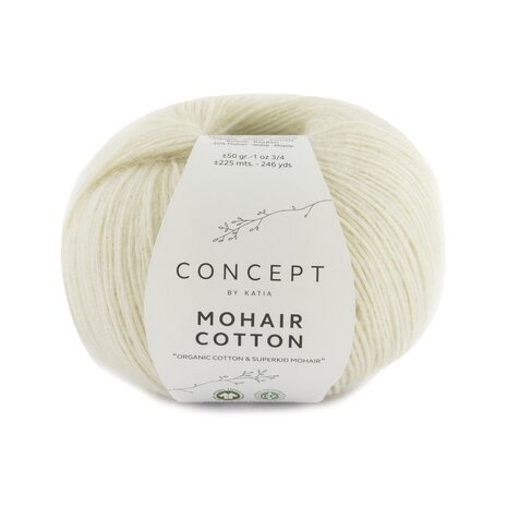 MOHAIR COTTON 70 ECRU