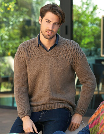 MERINO ARAN 95 Brun foncé