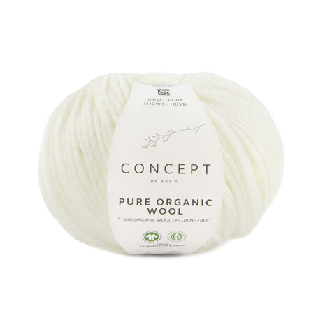 PURE ORGANIC WOOL 50 ECRU