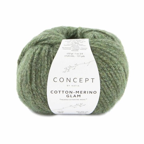 COTTON-MERINO GLAM 303 KAKI