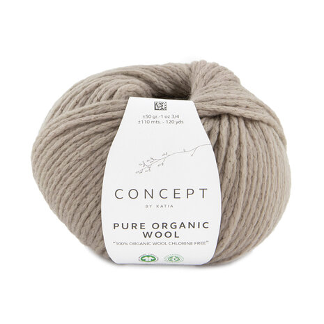 PURE ORGANIC WOOL 54 LICHT MAUVE