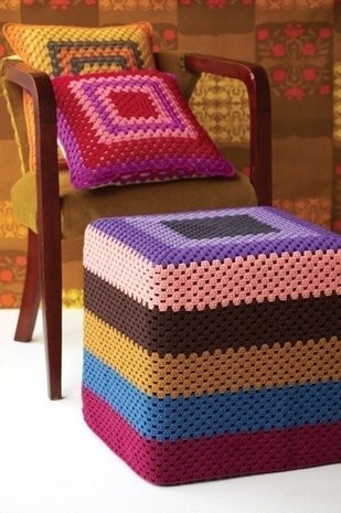 Granny squares haken in retrostijl - Sarah London