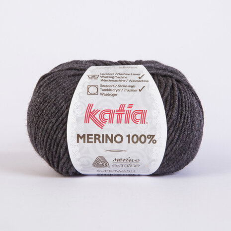 Merino 100 % - 503 Donkergrijs