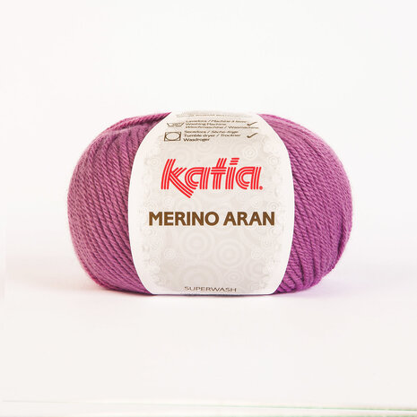 MERINO ARAN 42 Lichtlila