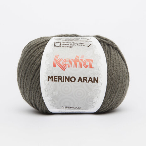 MERINO ARAN 76 Vert mousse