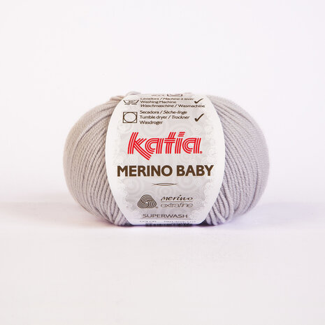 Merino Baby 55 Gris clair nacré