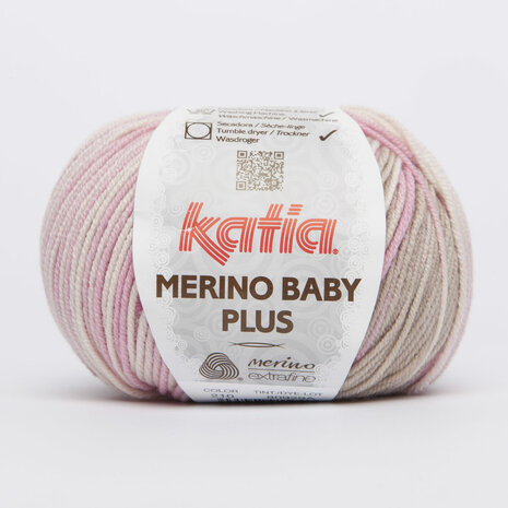 Merino Baby Plus 210 Wit-Roze-Groen