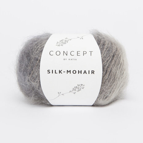 Silk Mohair 700  Gris-Noir-Écru