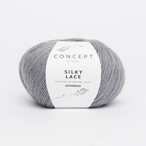 Silky Lace 154 Medium grijs