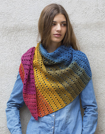 Paint - modèle gratuit foulard crocheté