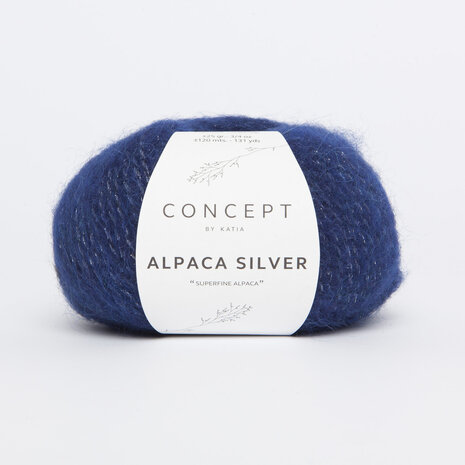 Alpaca Silver 262 Nachtblauw-Zilver