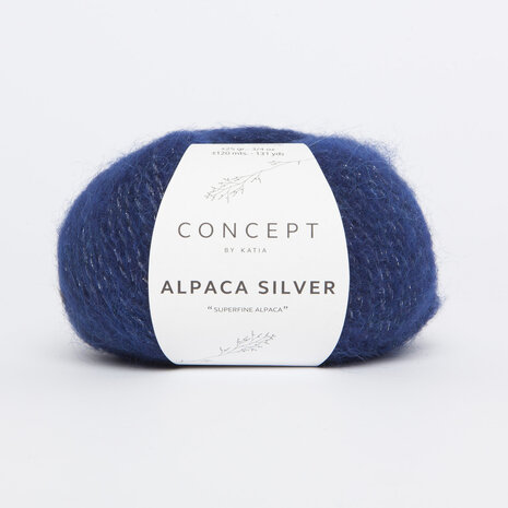 Alpaca Silver 262 Bleu nocturne-Argent