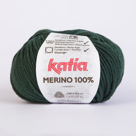 Merino 100 % - 48 Flessegroen