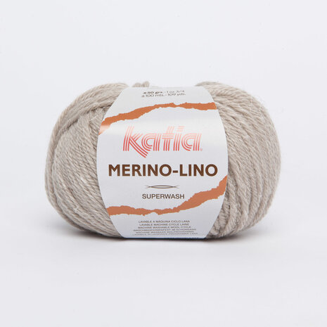1 pelote Merino-Lino 501 Gris pierre