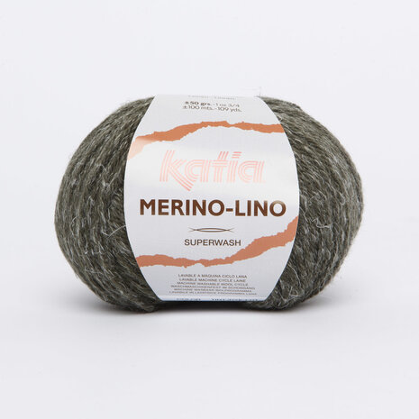5 bollen Merino-Lino 511 Kaki