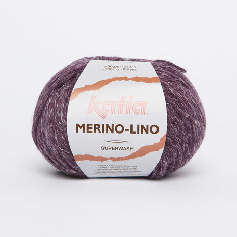 4 bollen Merino-Lino 512 Donkerfuchsia
