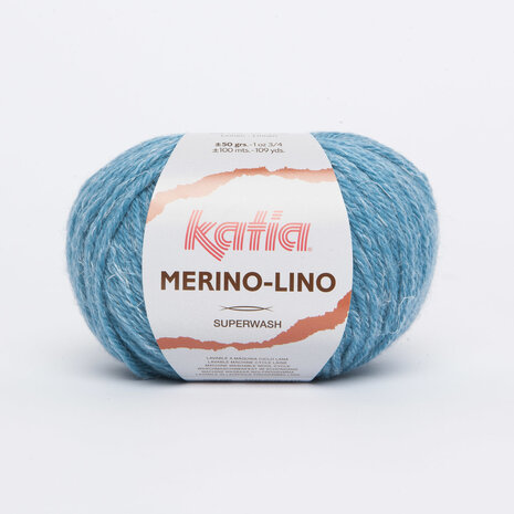12 bollen Merino-Lino 515 Turquoise