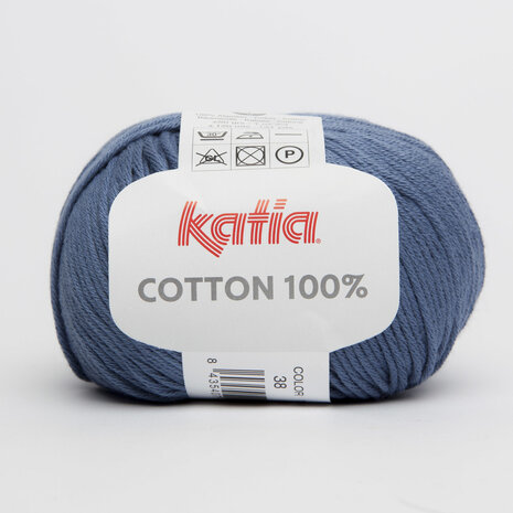 Cotton 100% - 38 Bleu foncé