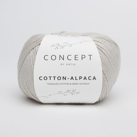 7 pelotes Cotton-Alpaca 82 Gris beige