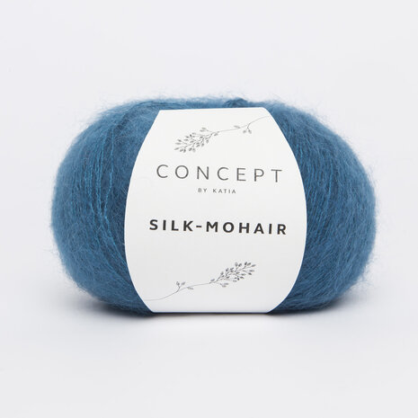 Silk Mohair 214 Groenblauw