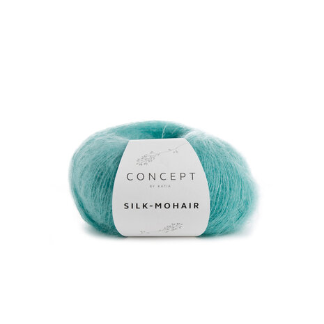 Silk Mohair 224 Witgroen