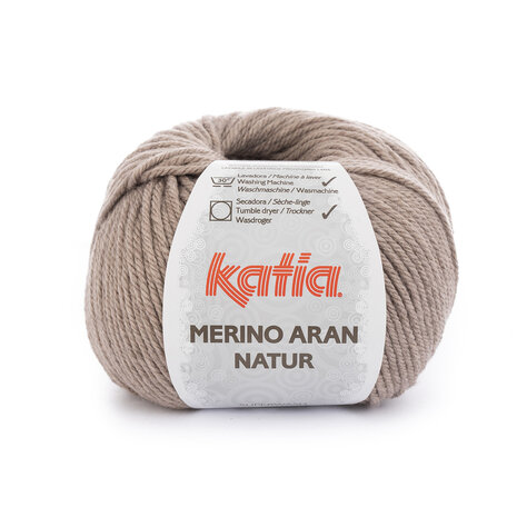 Merino Aran Natur 301 Gris pierre