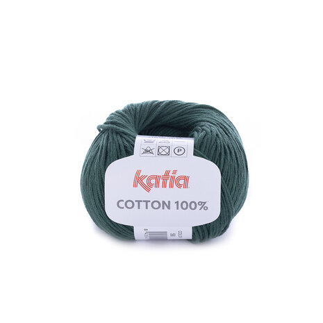 Cotton 100% - 58 Donkergroen